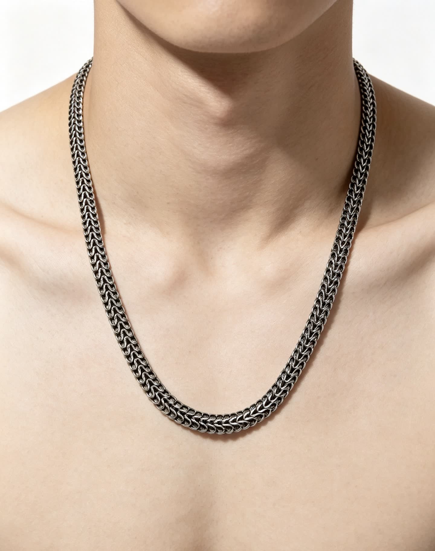 Louis Vuitton Silver Chain Necklace